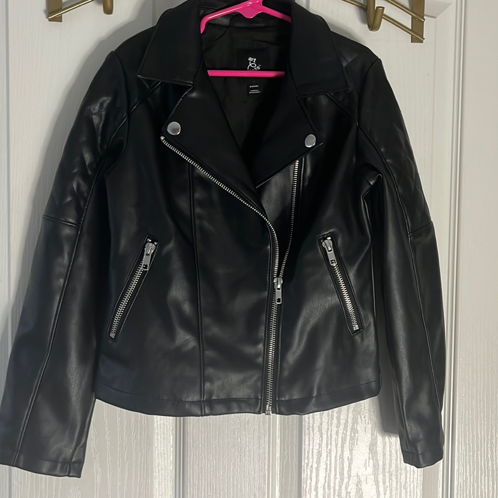 Girls  Art Class Faux Leather Jacket size 6/6x
